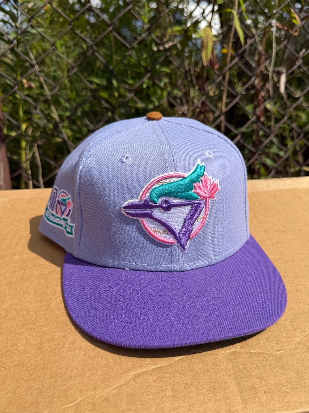 New Era 59FIFTY Toronto Blue Jays Fitted
Purple / Teal / Cotton Candy 
Sz 7 7/8
